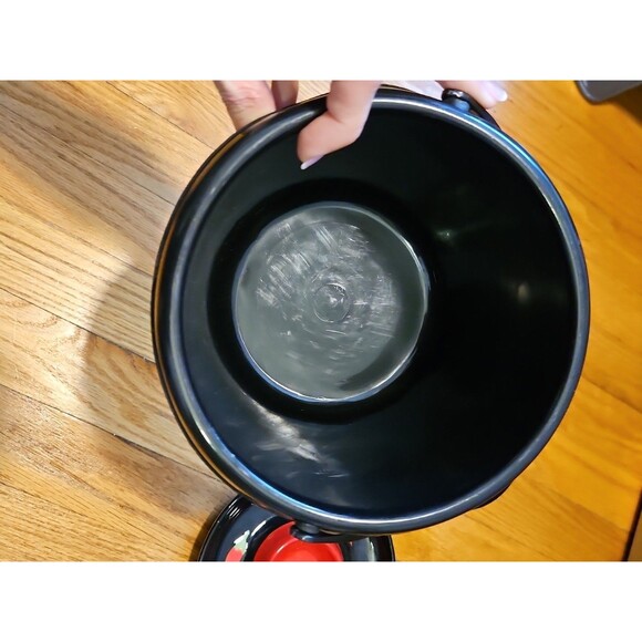 Vintage Y2k Black 4 piece Chip & Dip Serving Set Chili Pepper Design - Picture 4 of 10